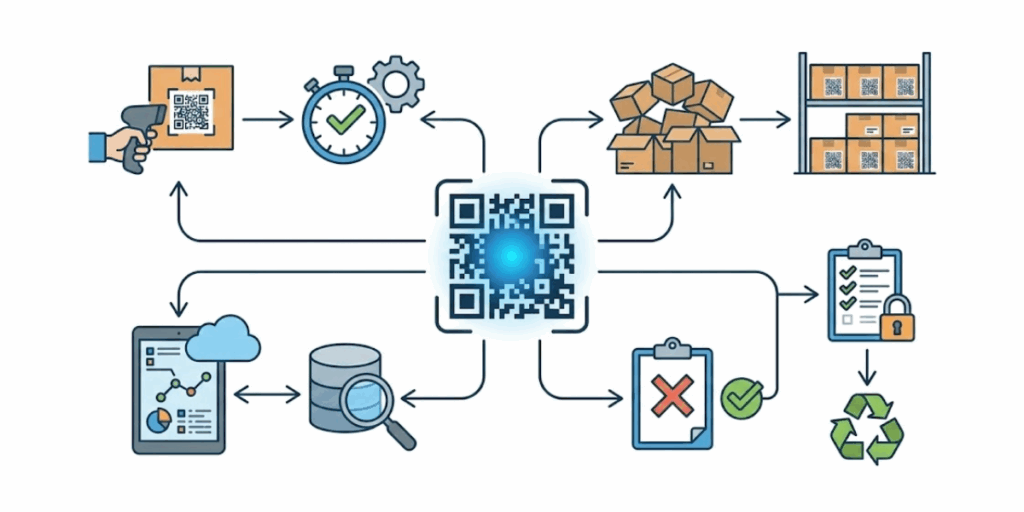 Reasons for using a QR Code storage system.