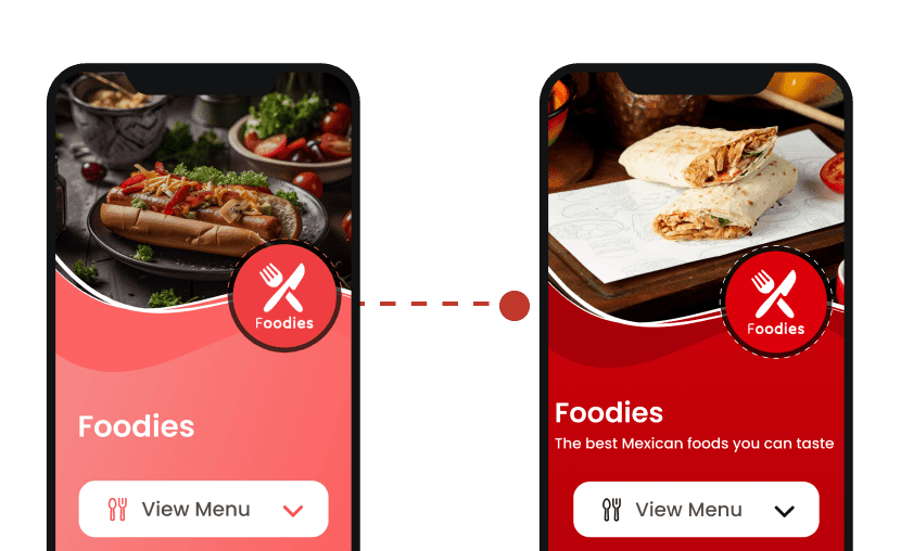 User editing the landing page of their QR Code with ease