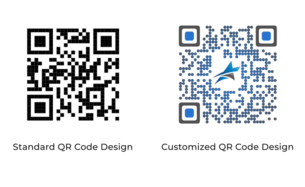 Steps to create a QR code: choose type, enter content, and download, illustrating a simplified QR code creation with us.