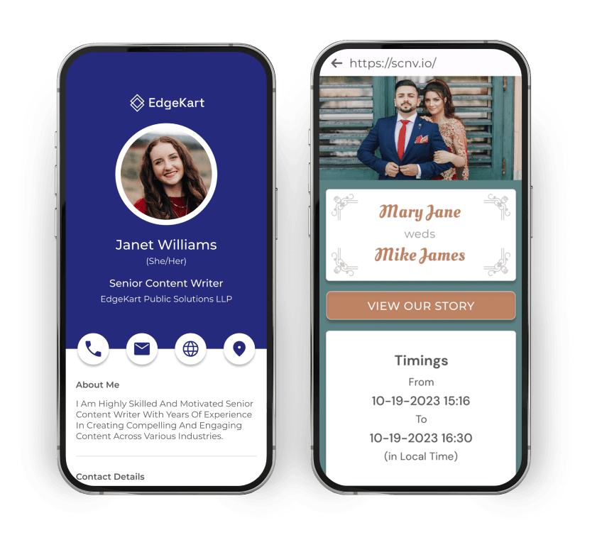 Erstellen Sie maßgeschneiderte mobile Zielseiten mit dem besten QR -Codegenerator von Scanova.