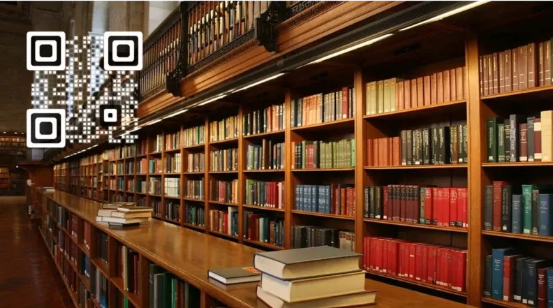 Les codes QR de Scanova dans les bibliothèques.