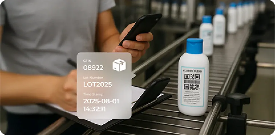 GS1 QR Codes being used in product tracking
